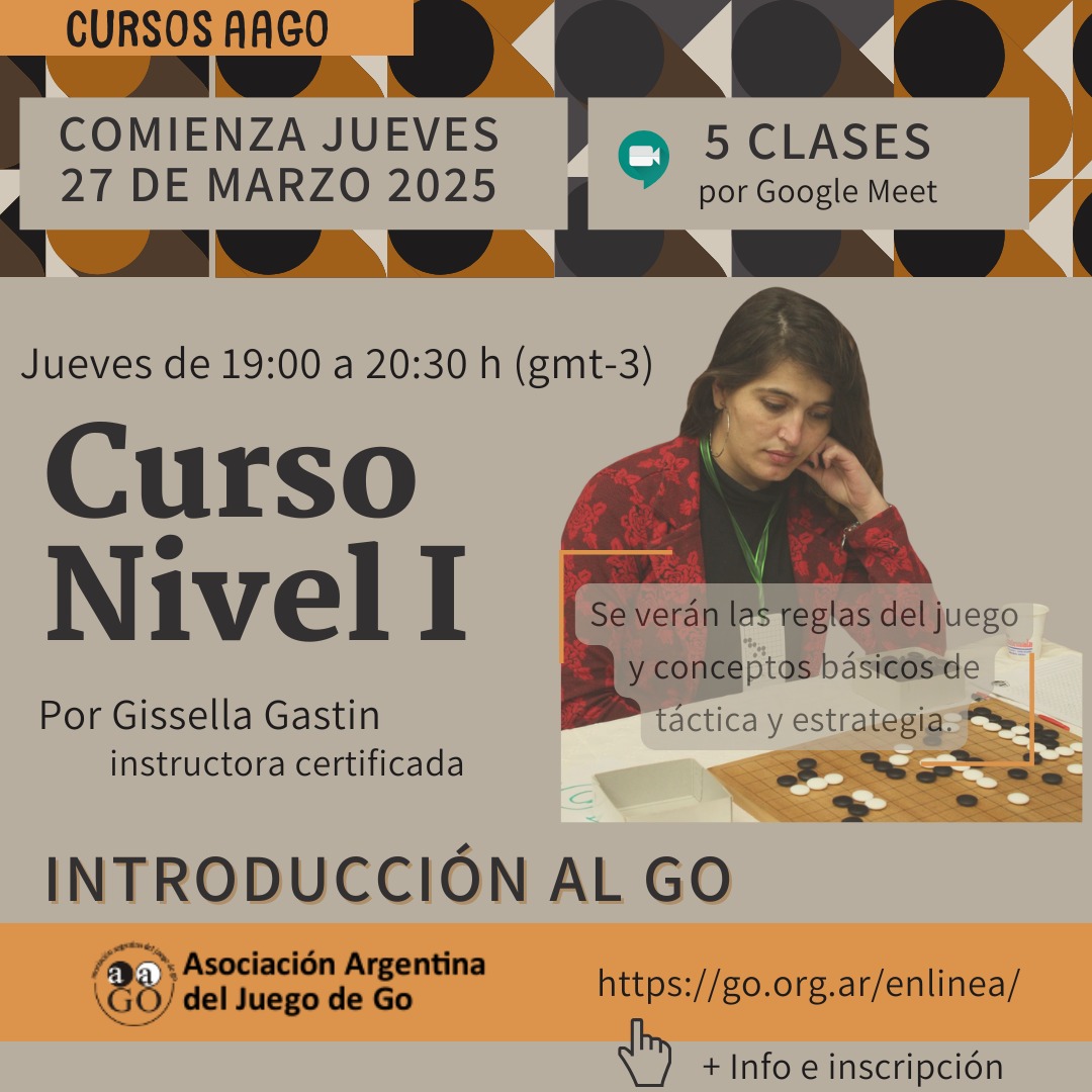 Curso en línea de iniciación al go