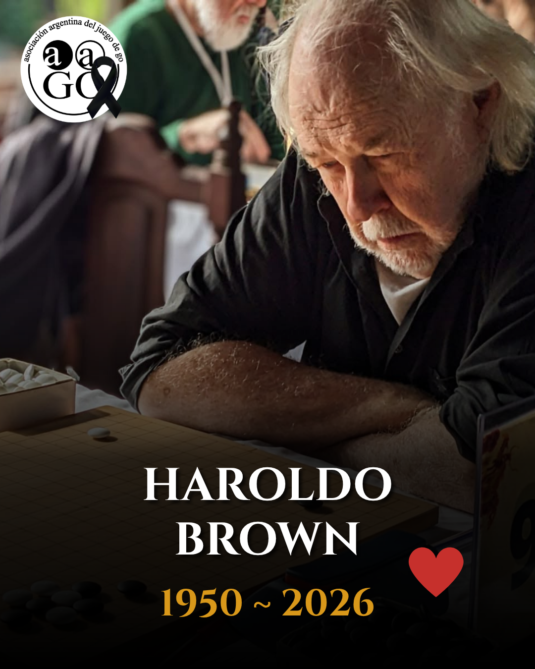 Fallecimiento de Haroldo Brown
