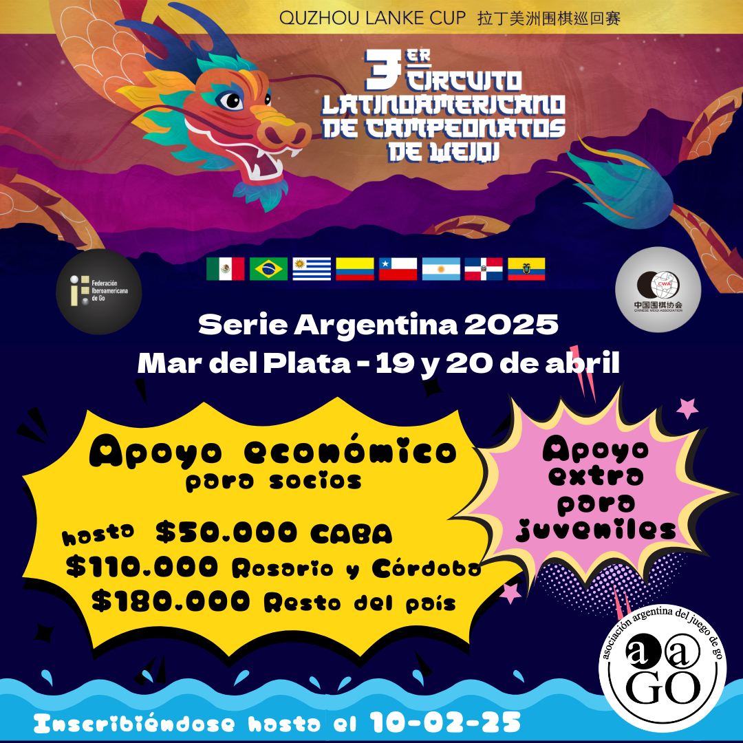 Serie Argentina - 3.º Quzhou Lanke Circuito Latinoamericano de Campeonatos de Weiqi 2025